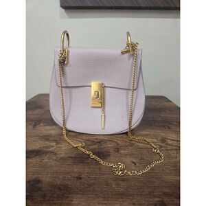 Chloé Drew Small Leather Crossbody Bag – Blush Pink / Nude - w/ Entrupy COA